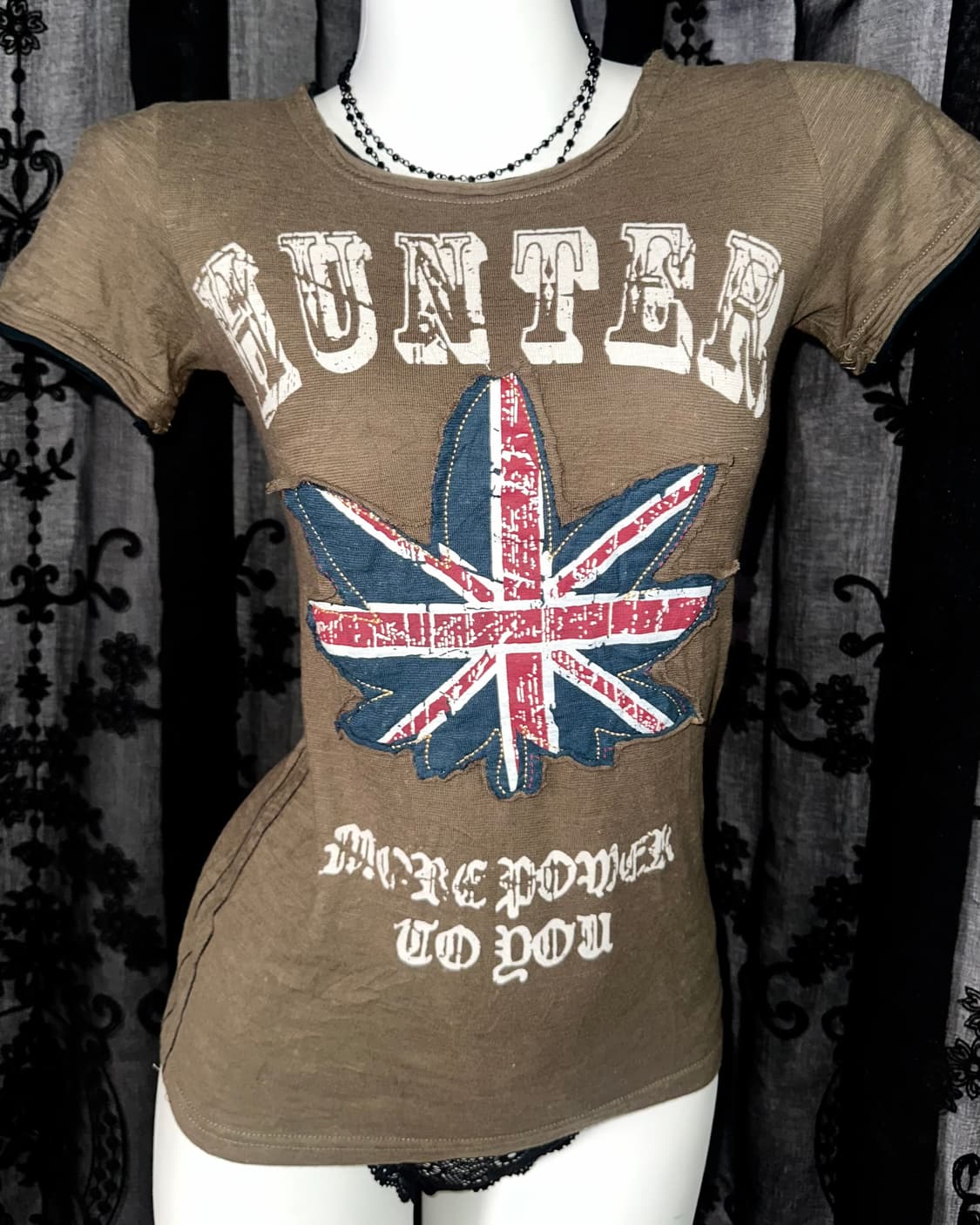 brown union jack graphic t-shirt 상품이미지2