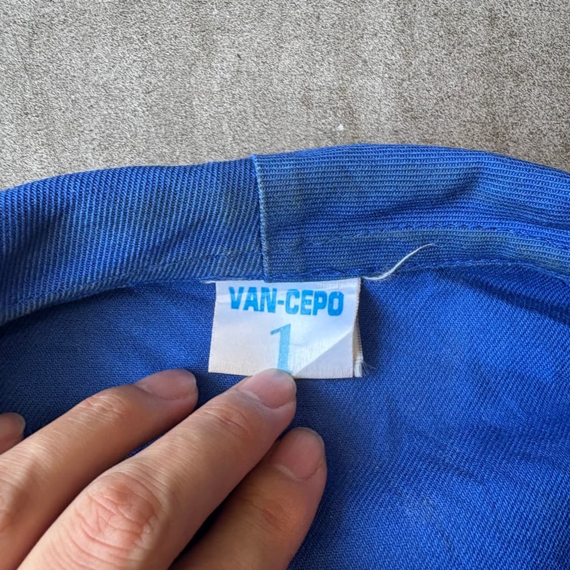 90년대 빈티지 프랑스 생산 프렌치 워크 트윌코튼 자켓  상품이미지3