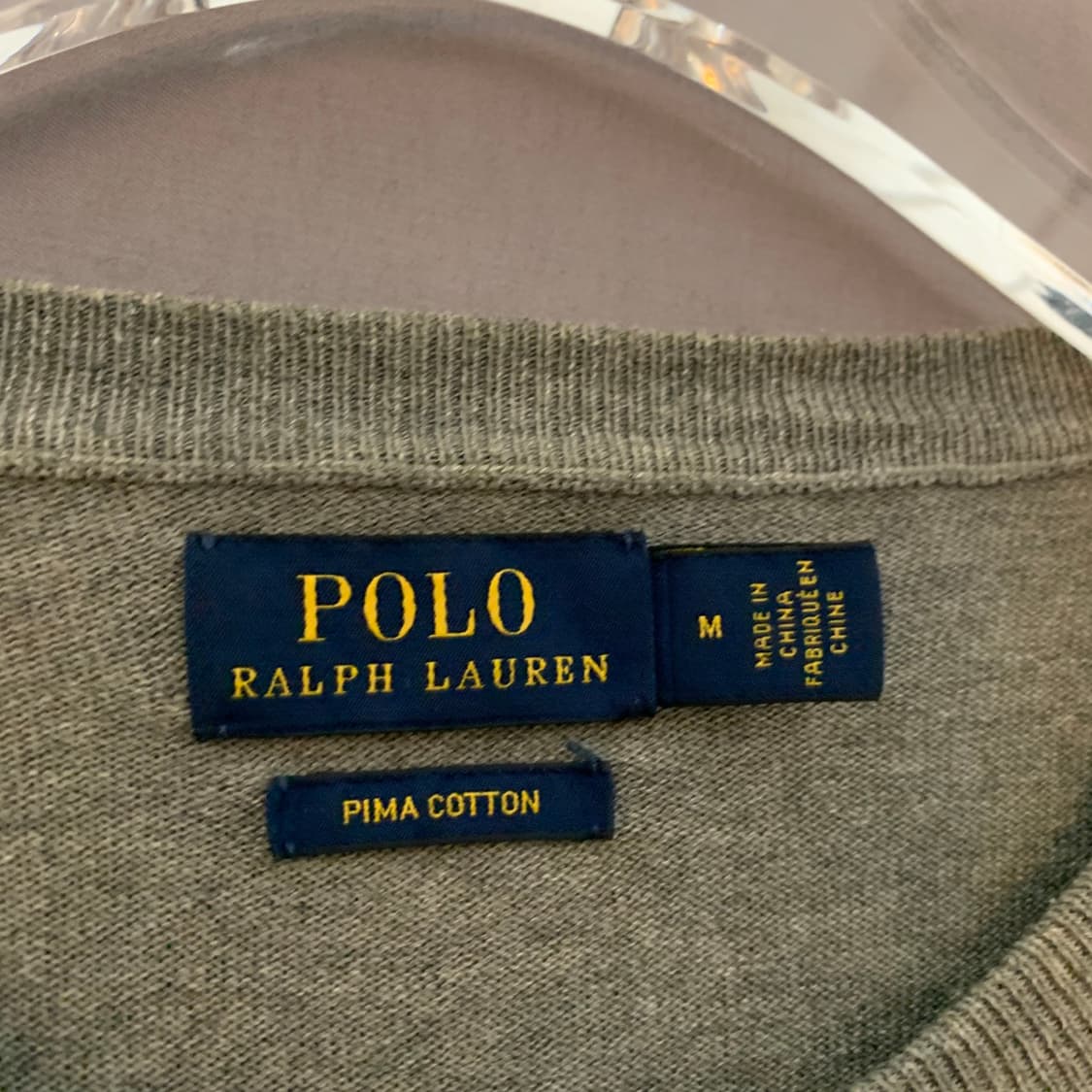 M 폴로랄프로렌 피마 코튼 라운드 니트 가디건 상품이미지4