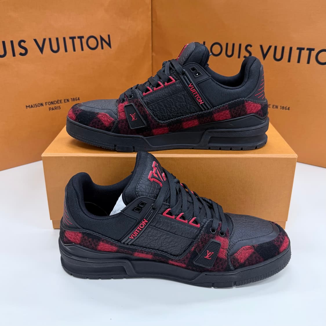 [S급/275] 루이비통 LV 다미에 데님 트레이너 스니커즈 상품이미지4