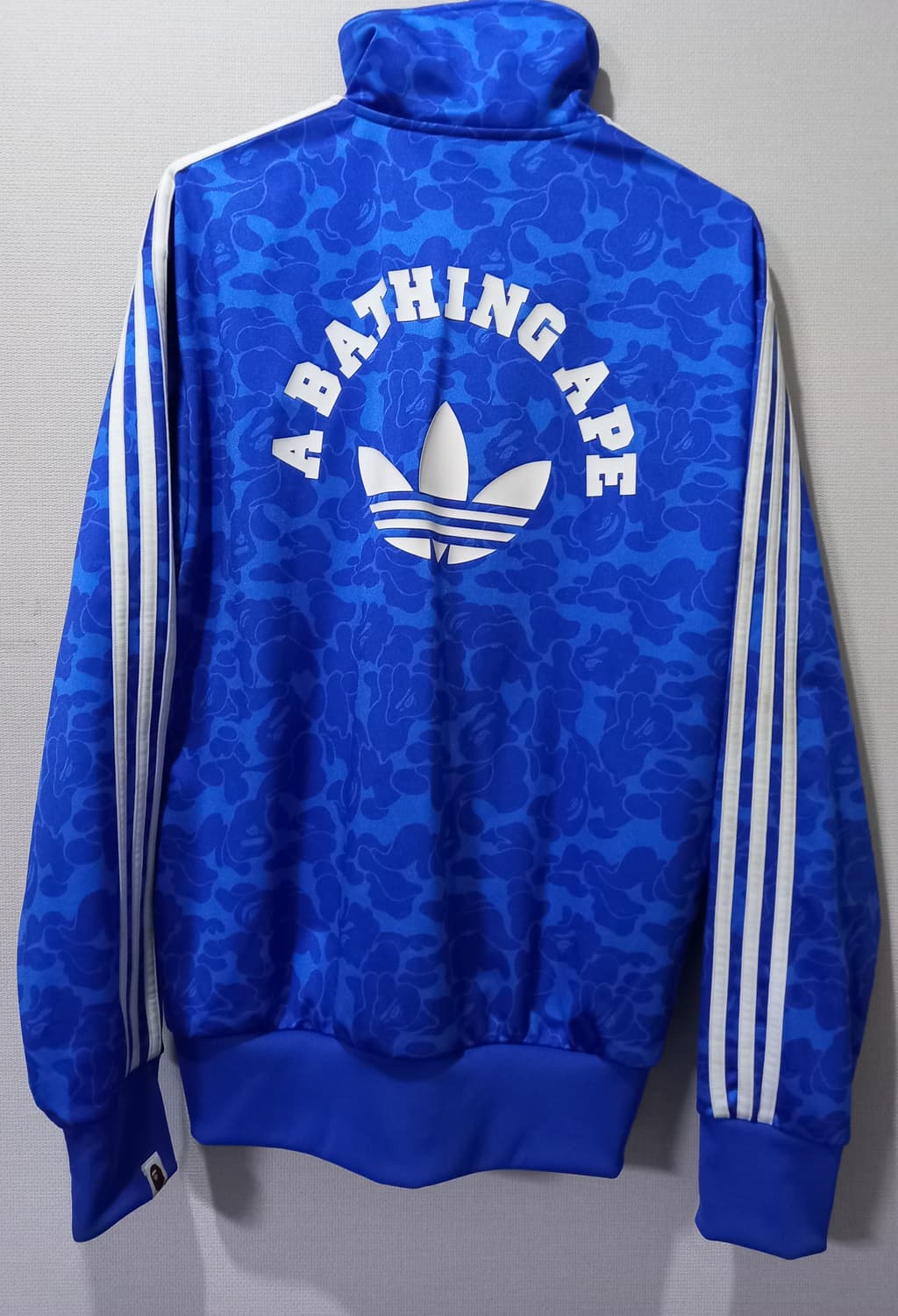 아디다스 베이프 블루 트랙탑 저지 져지집업 90/S 상품이미지4