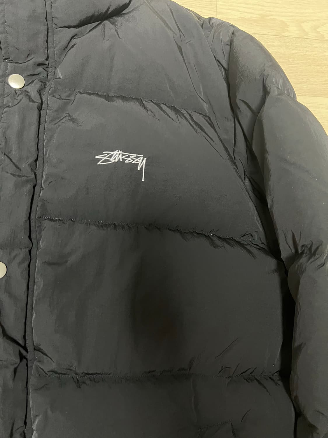 스투시 스몰로고 패딩 L사이즈 상품이미지3