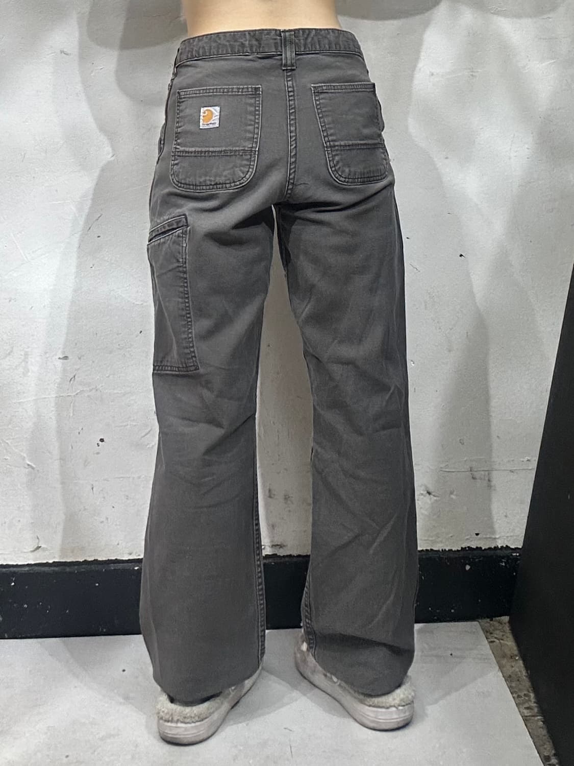 칼하트 와이드 relaxed 그레이 워크 팬츠 바지  상품이미지3