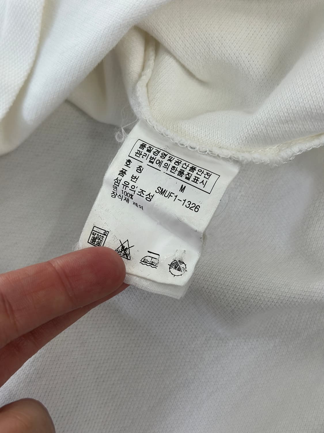 폴로 랄프로렌 크림/버건디 빅포니 카라티 상품이미지5