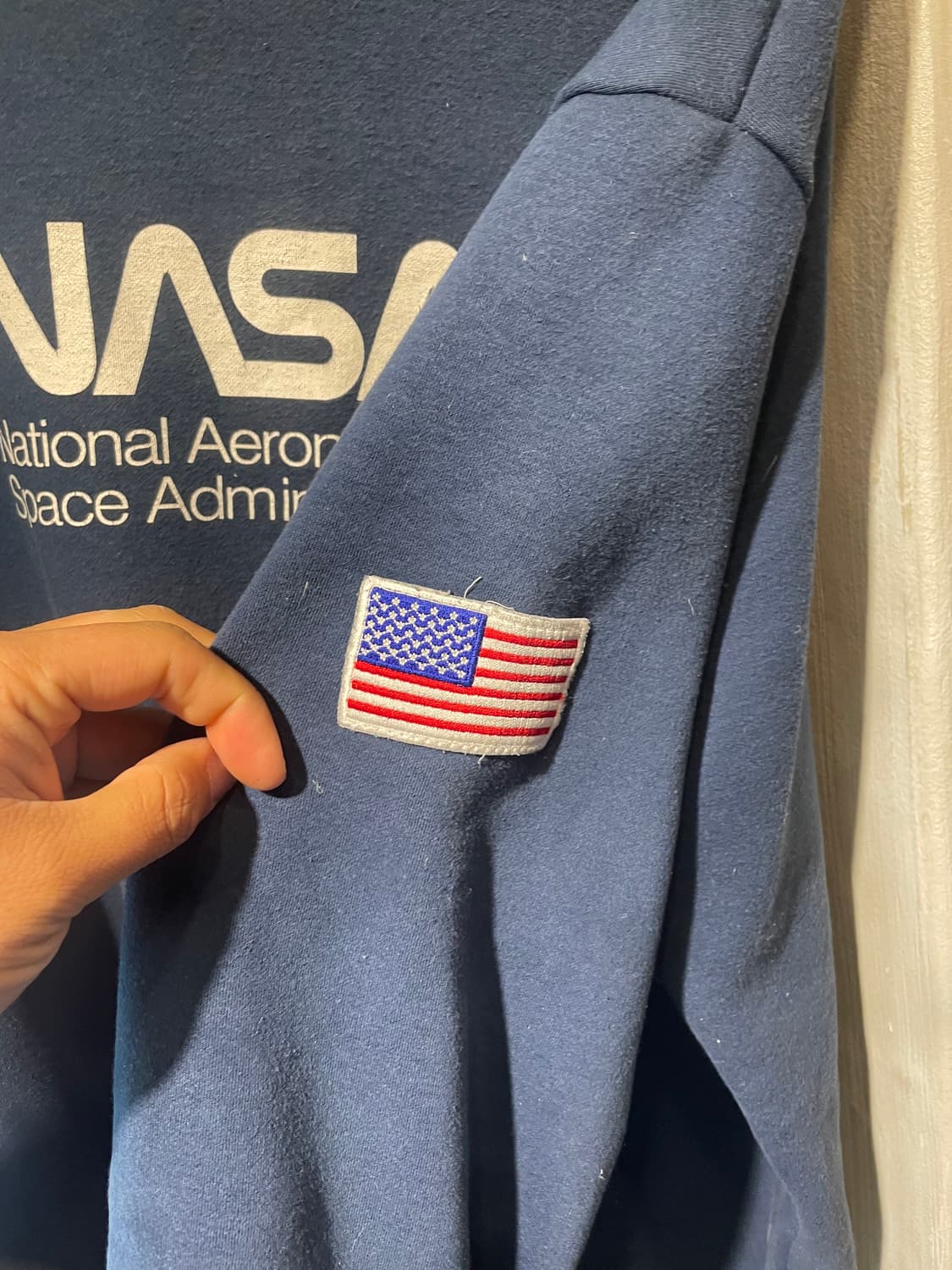 NASA 약기모 맨투맨 XXL 상품이미지3