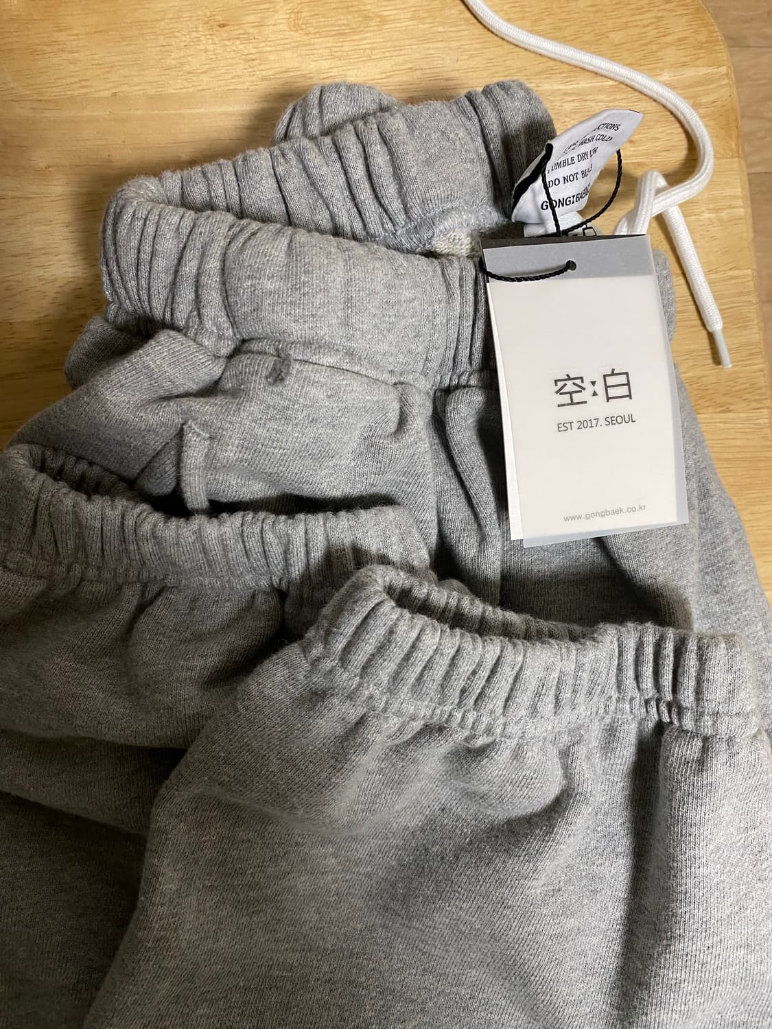 공백 헤비웨이트 와이드 스웨트 팬츠 M사이즈 팝니다 상품이미지3