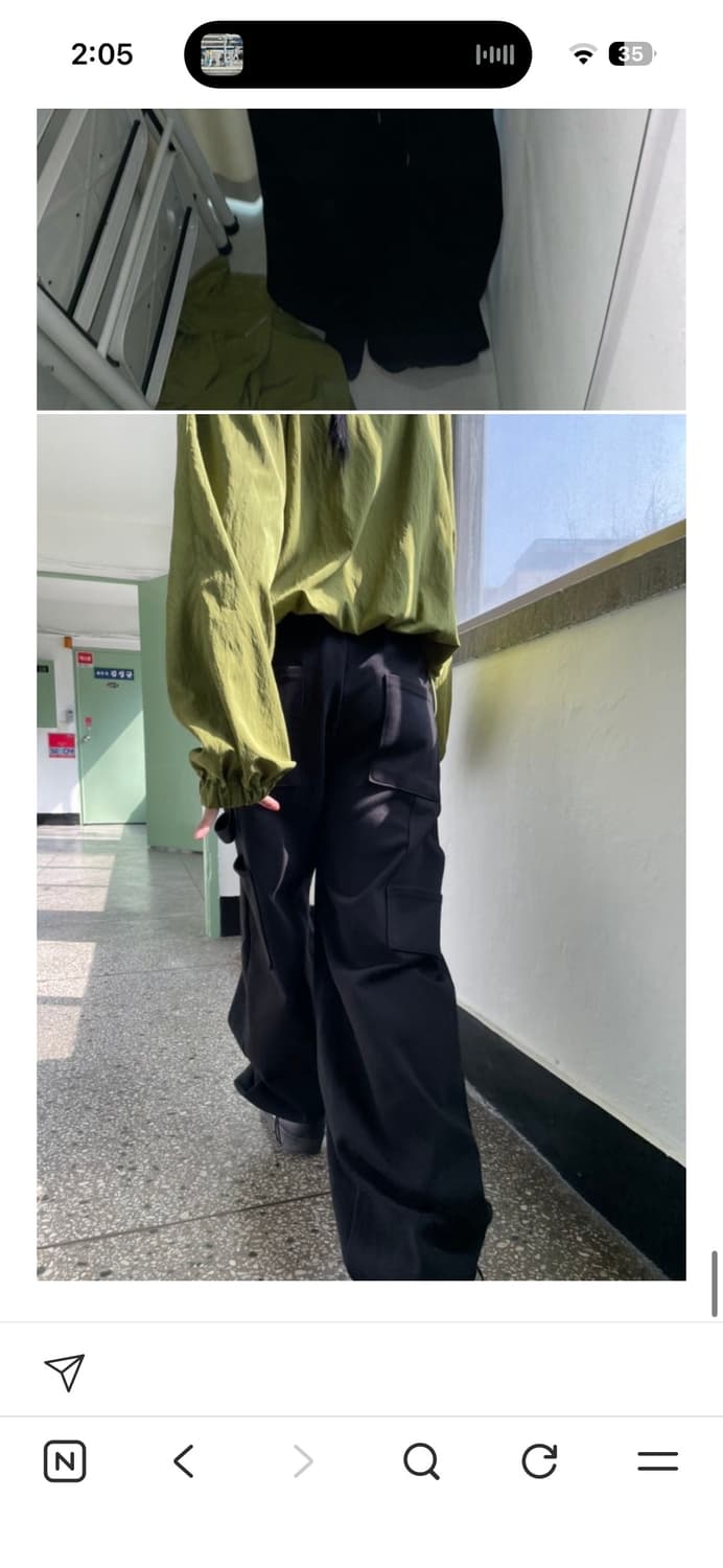 데이도어 오름 트레이닝 팬츠 블랙 상품이미지5