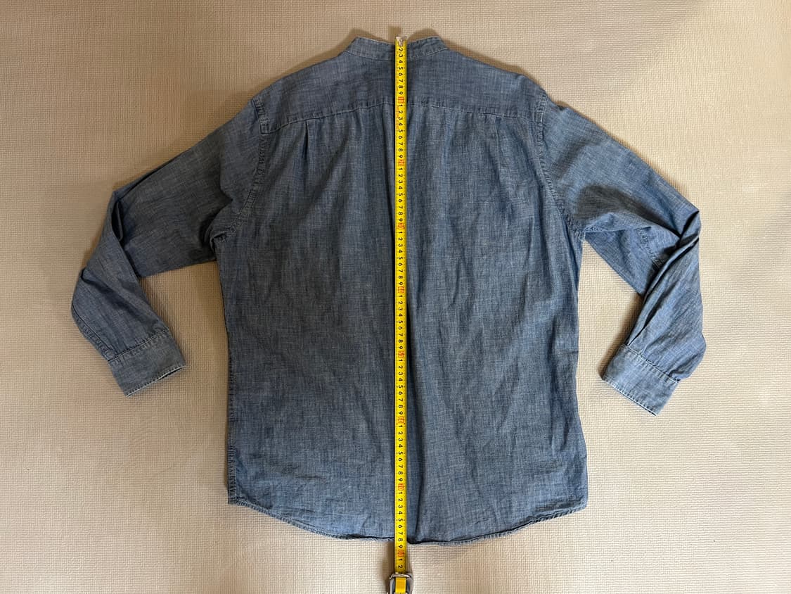 무료배송 - 유니클로 차이나넥 긴팔셔츠(블루) XL 상품이미지6