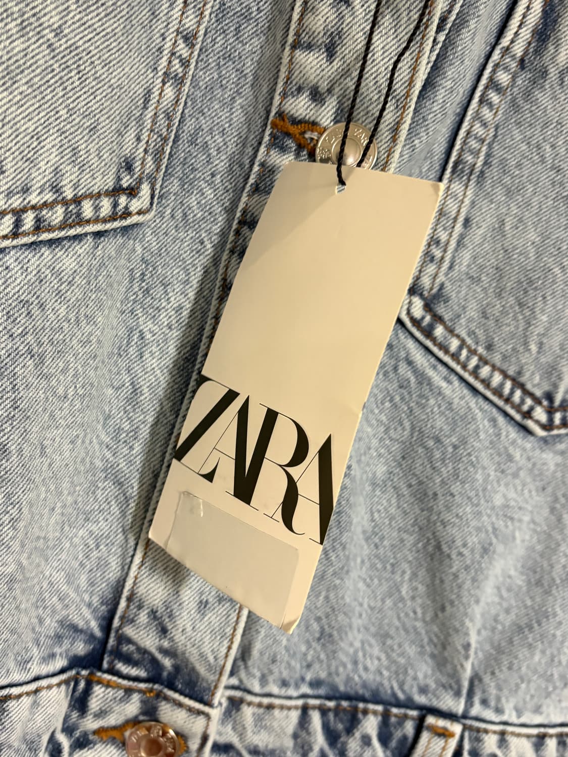 (새상품 ) zara 자라 데님원피스 42 XL  상품이미지2
