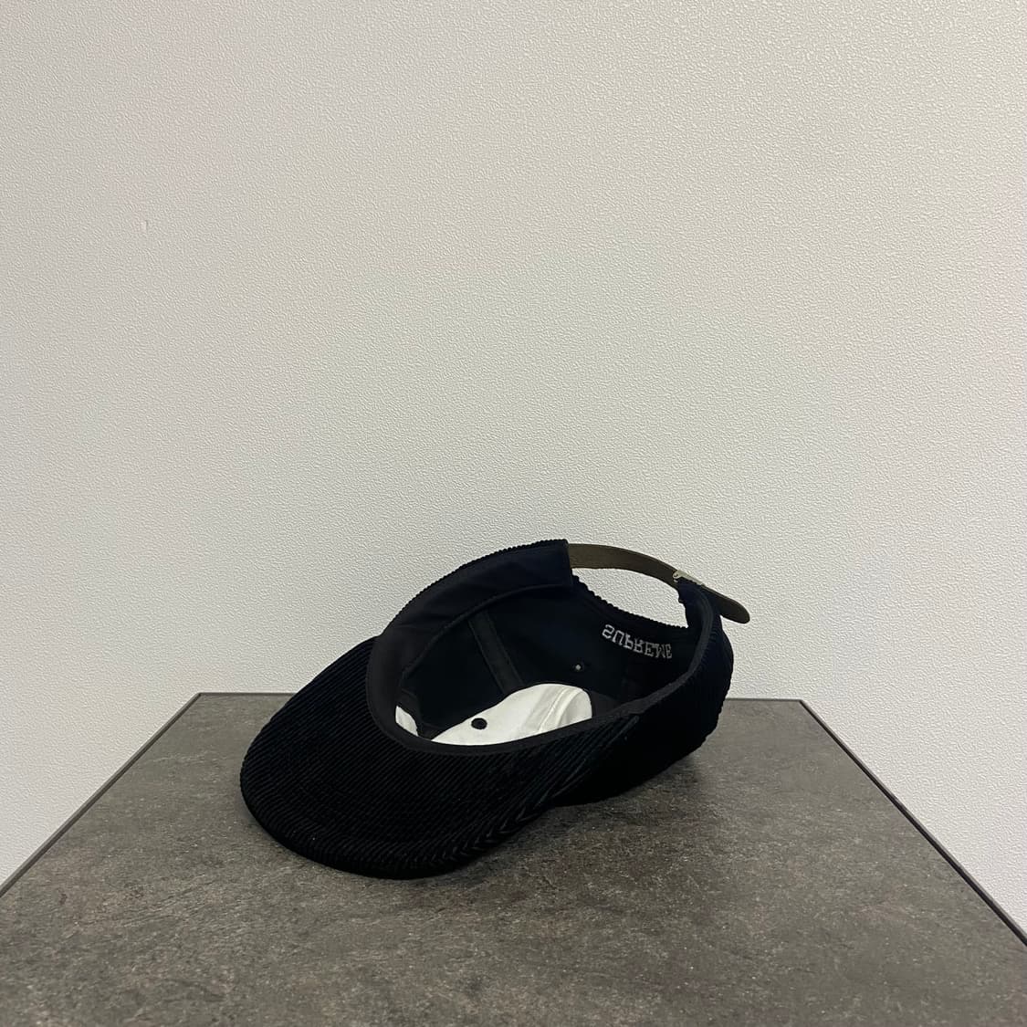 슈프림 코듀로이 블랙 에스로고 S로고 볼캡 모자 6패널 캡 상품이미지6