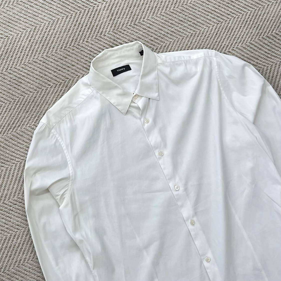 띠어리 화이트 코튼 셔츠 r2900 상품이미지3