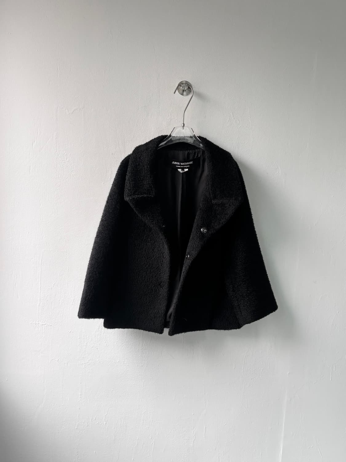 준야와타나베 알파카 울 하프 코트 상품이미지8