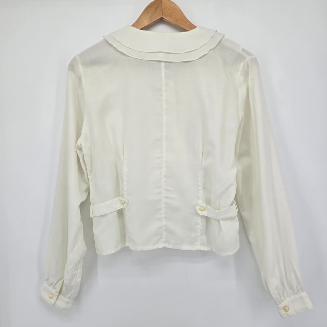 일본 빈티지 발민 여성 블라우스 아이보리 상품이미지7