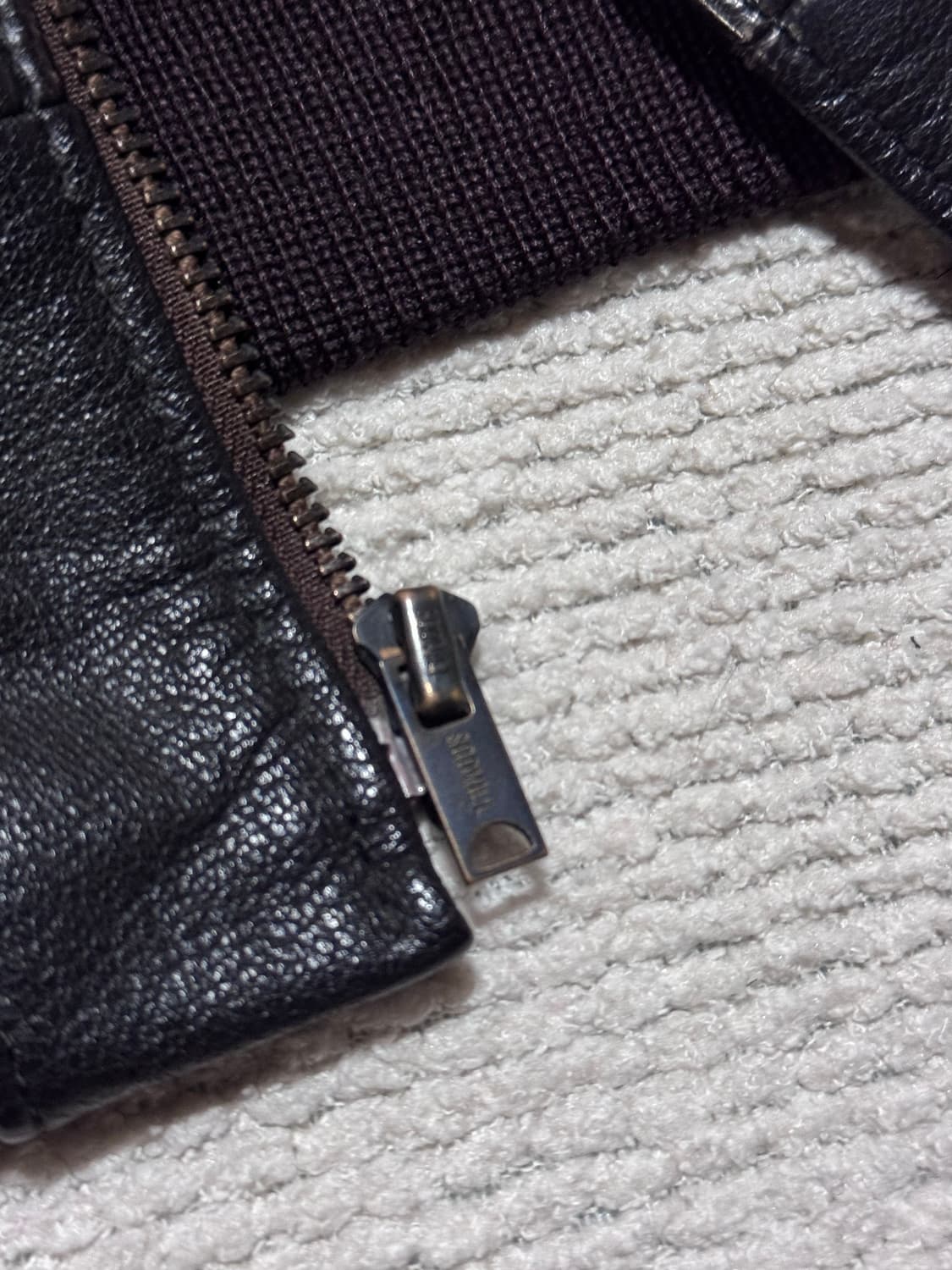 90s USA 엘엘빈 A-2 레더 자켓 42사이즈 상품이미지7