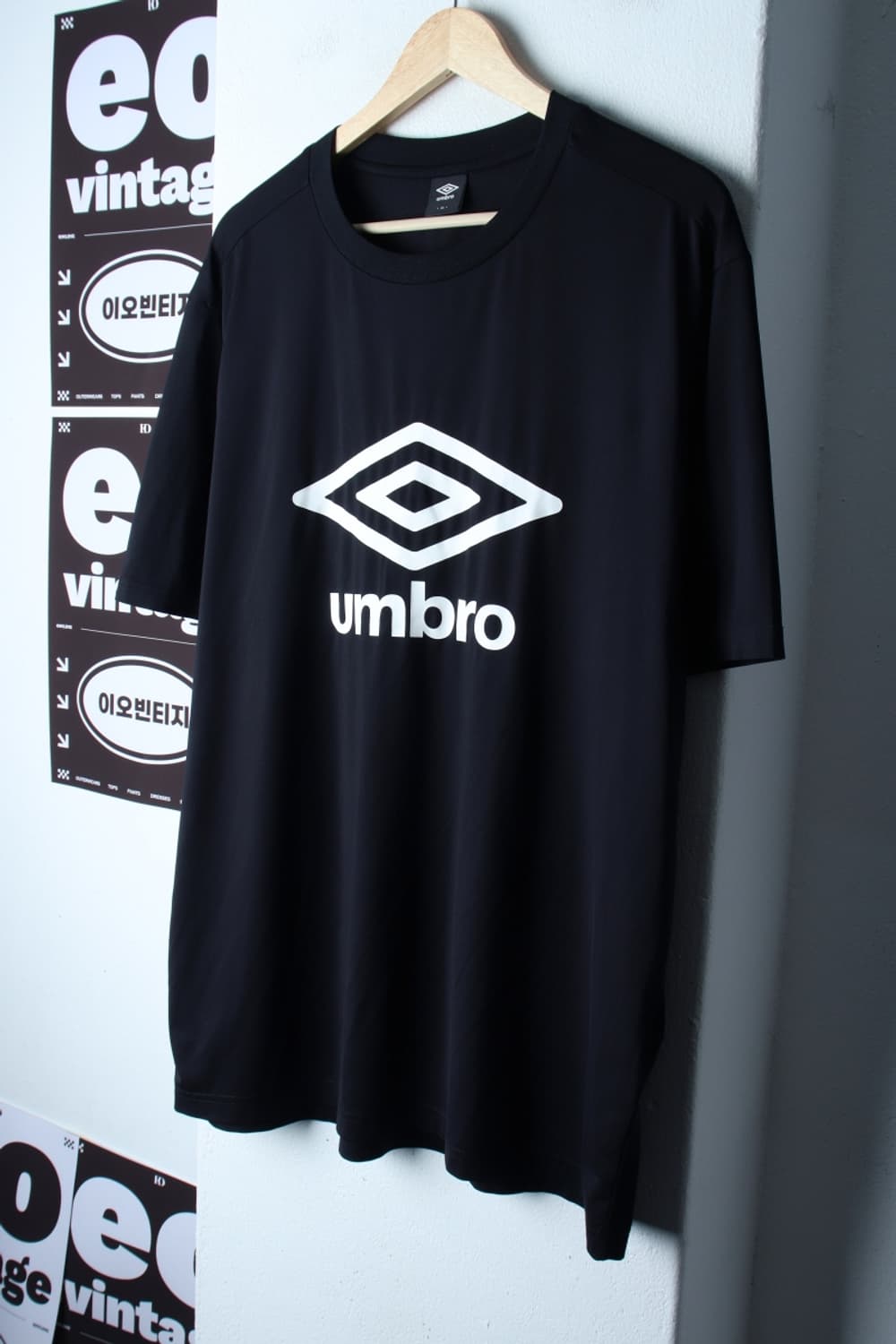 (XL-2XL) 엄브로 반팔 티셔츠 기능성 빅로고 올드스쿨-H32082 상품이미지1