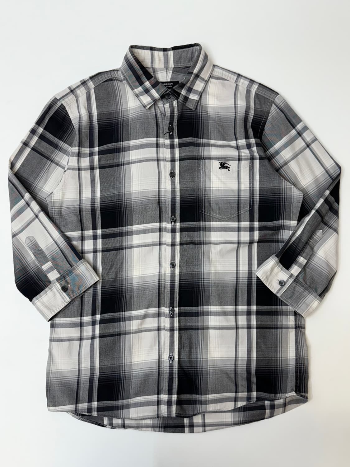 Burberry 버버리 노바 체크 7부 소매 포켓 셔츠 상품이미지2