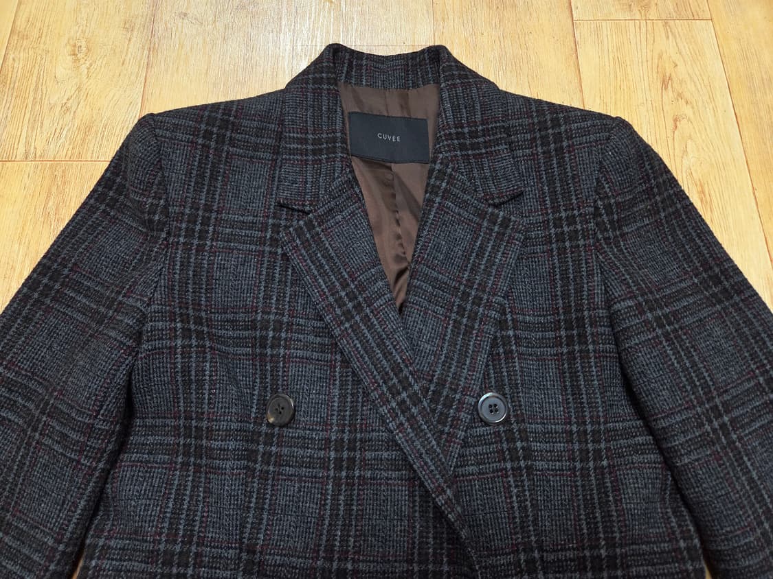 뀌베(CUVEE) 엘리슈 클래식 체크 울자켓 55 상품이미지4