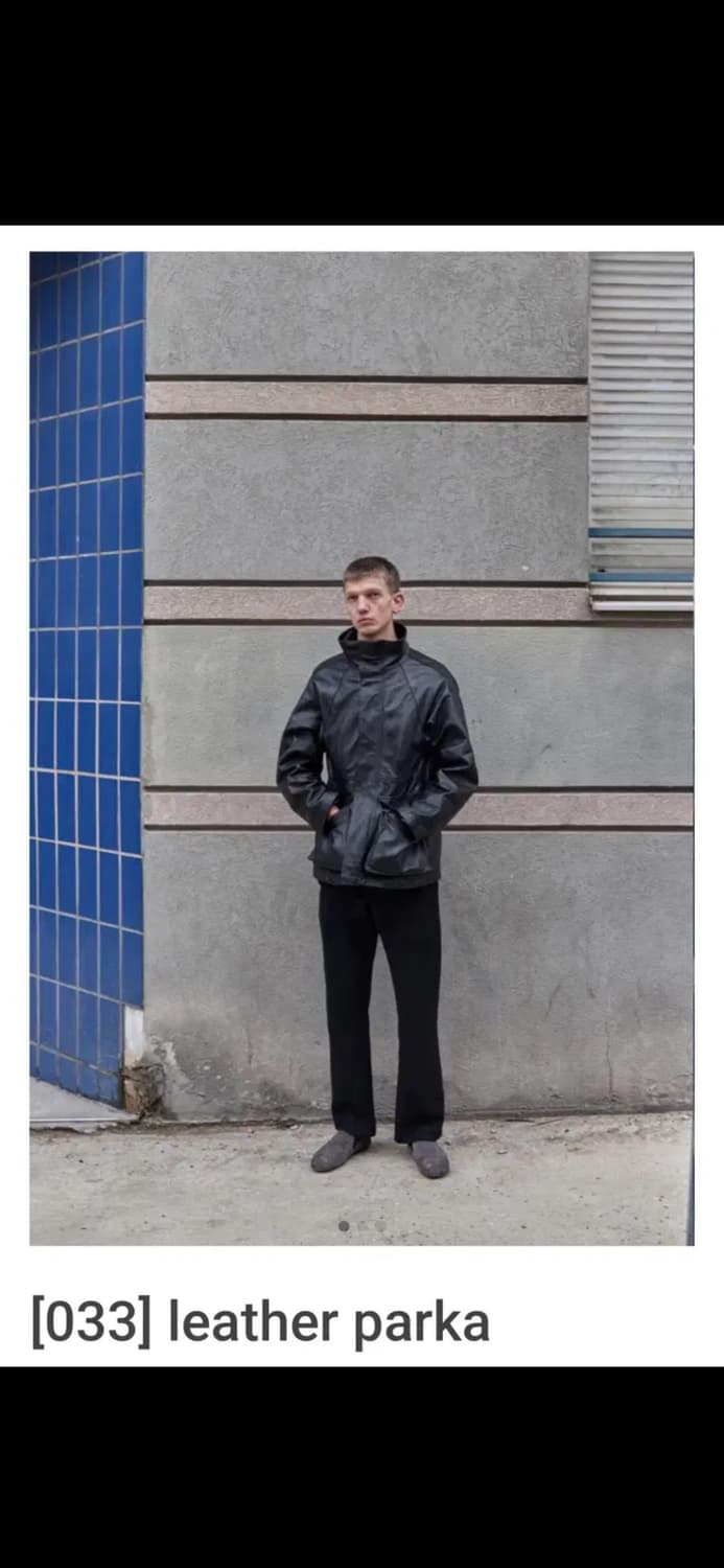(구매)  머듈 레더 파카4사이즈 상품이미지1