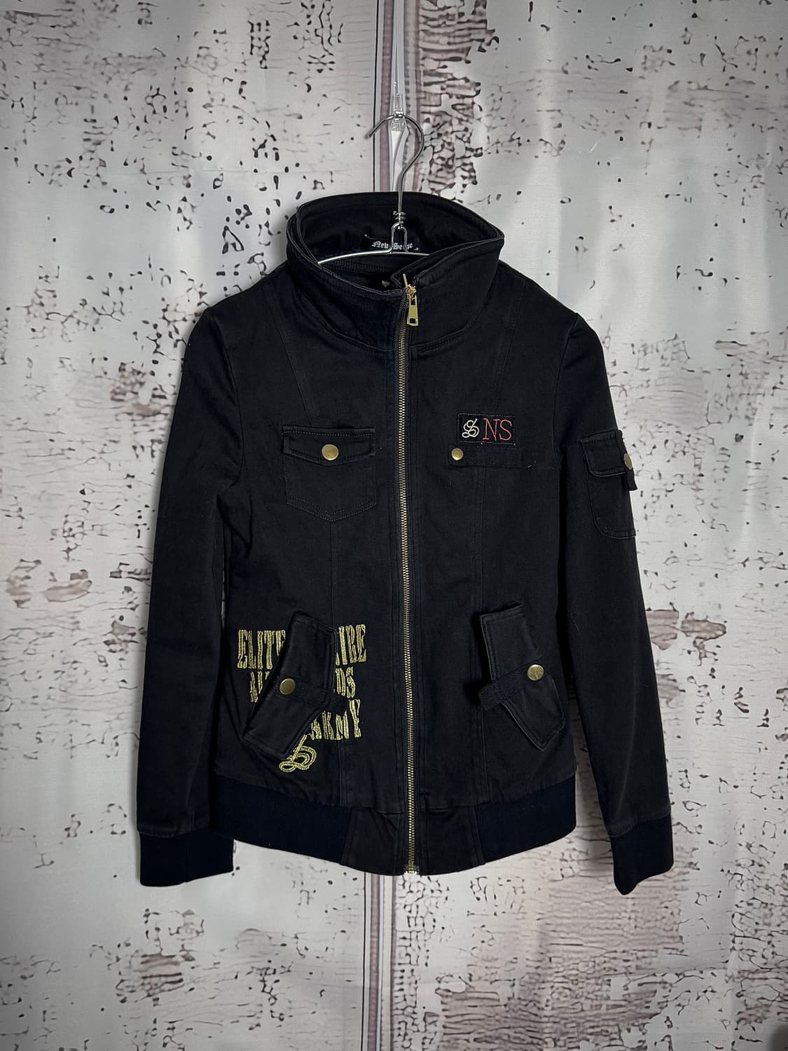 Patch Detail Zip-Up Jacket 상품이미지2