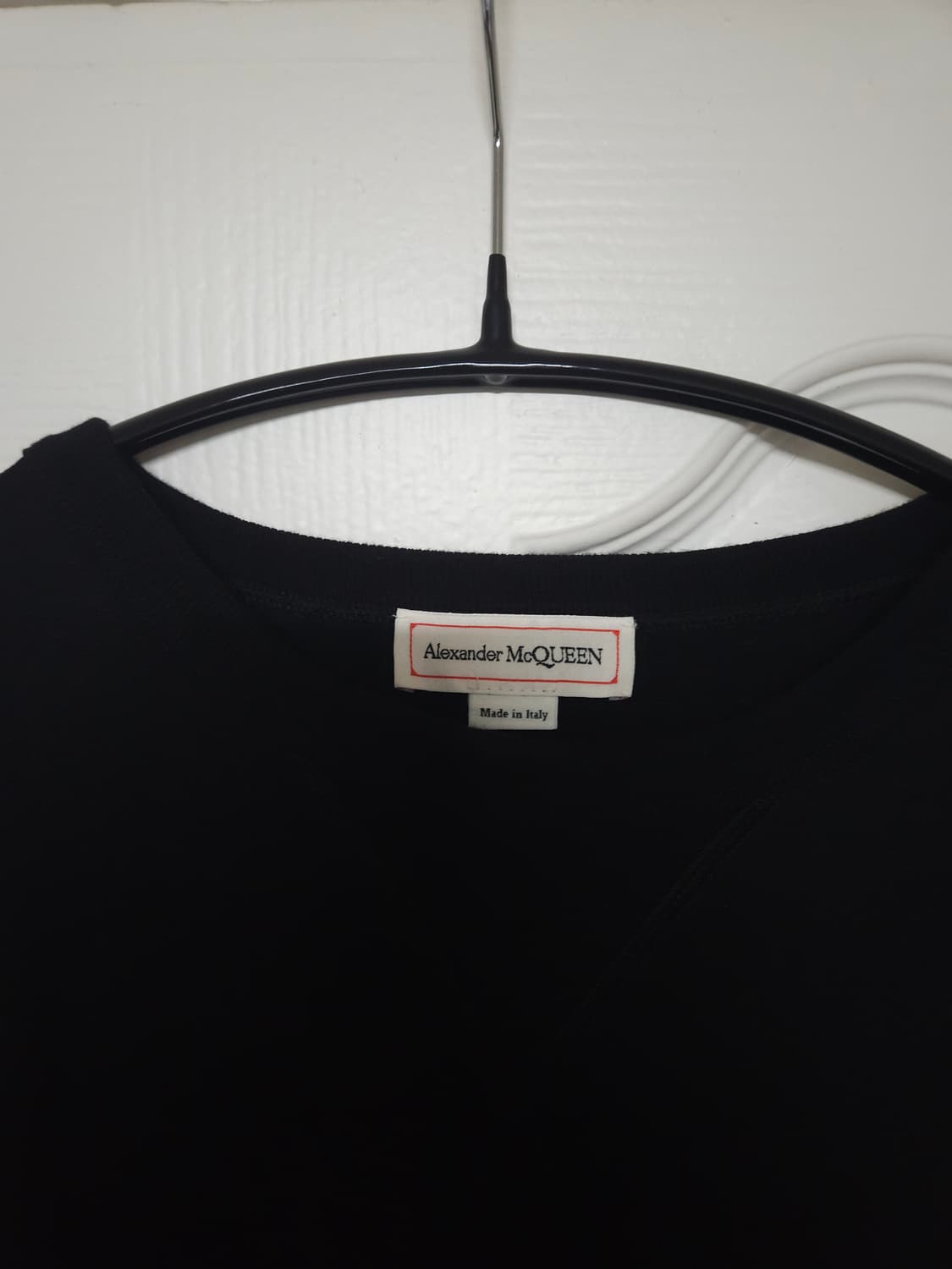 알렉산더 맥퀸 Alexander McQueen 지퍼 스웻 셔츠 블랙 M 상품이미지5