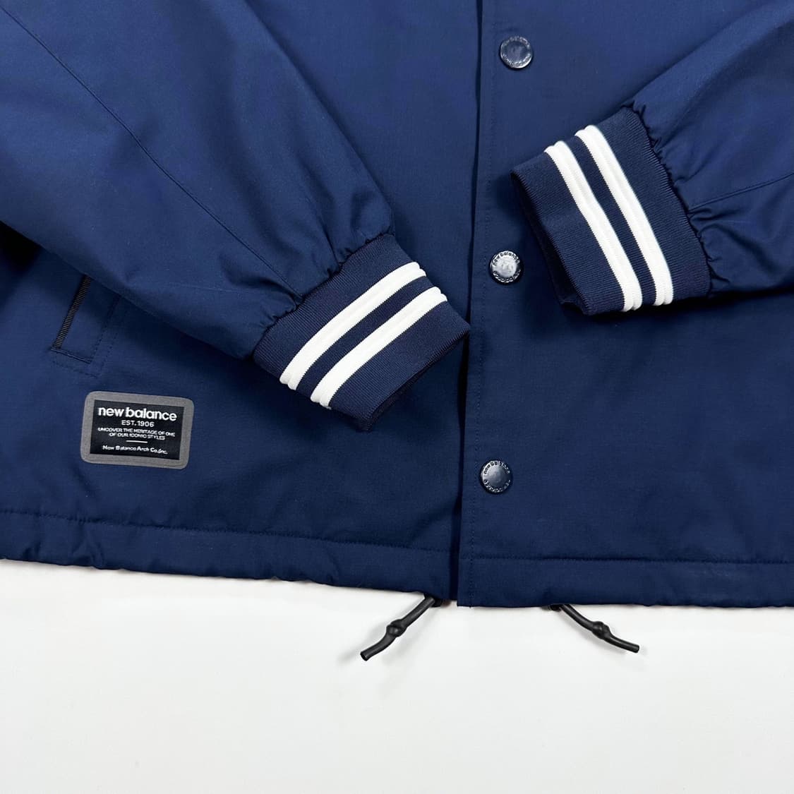 뉴발란스 시그니처 로고 네이비 코치자켓 (XL) 상품이미지4