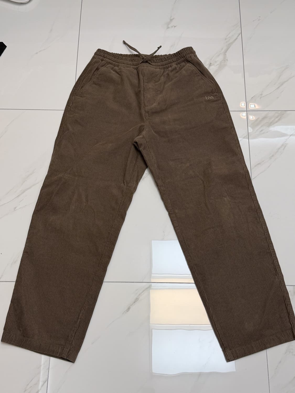 [M] 리 코듀로이 이지 팬츠 브라운 상품이미지1