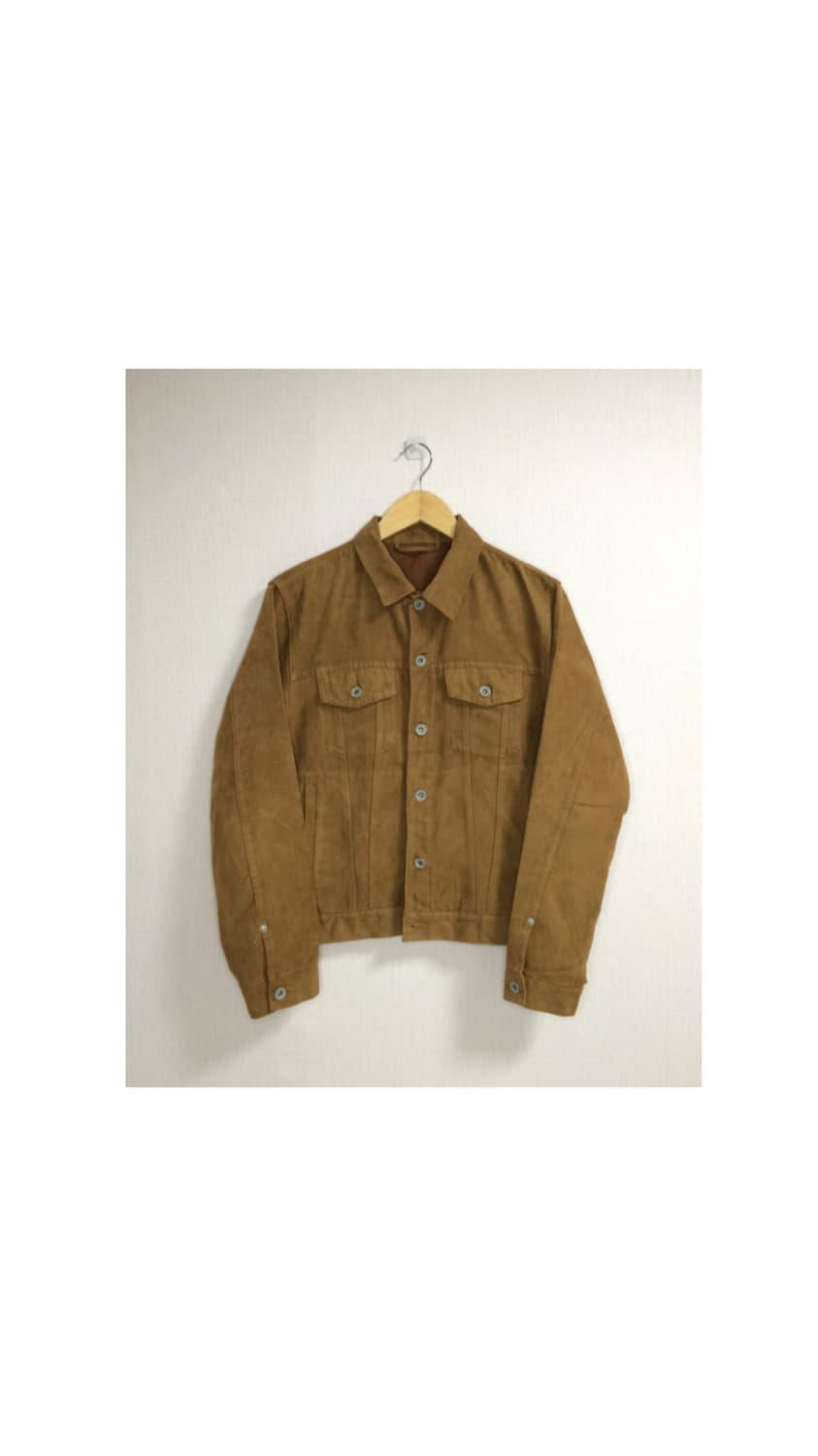 Gu 지유 카멜 스웨이드 자켓 상품이미지1