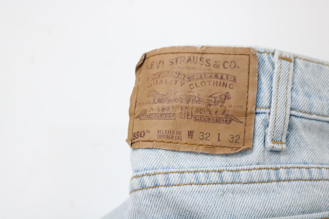 리바이스 빈티지 550 오렌지탭 커스텀 데님 쇼츠 (W32) 상품이미지5