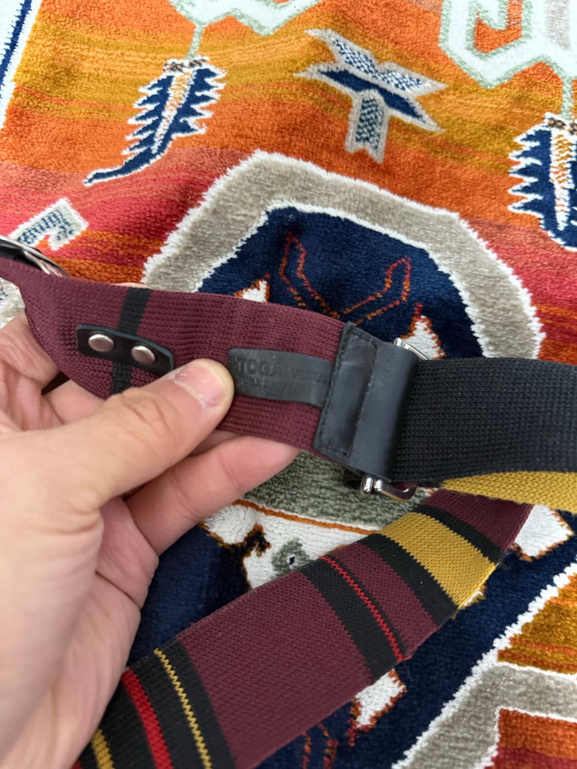 Toga virilis 토가 비릴리스 토가 아카이브 웨스턴 니트 벨트 상품이미지6