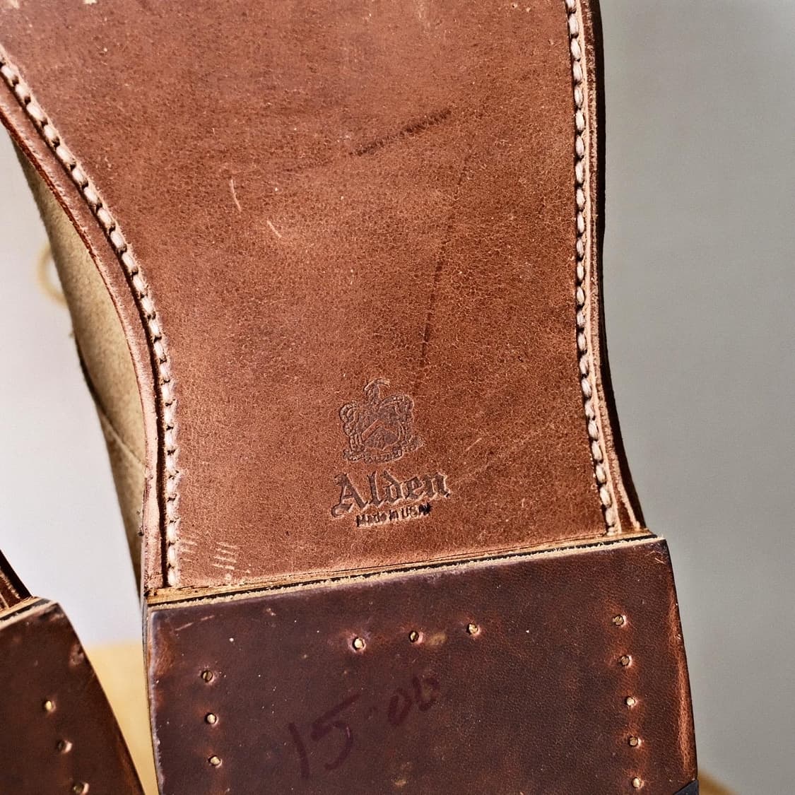 알든 29332 언라인드 스웨이드 더비슈즈 8.5D 상품이미지10