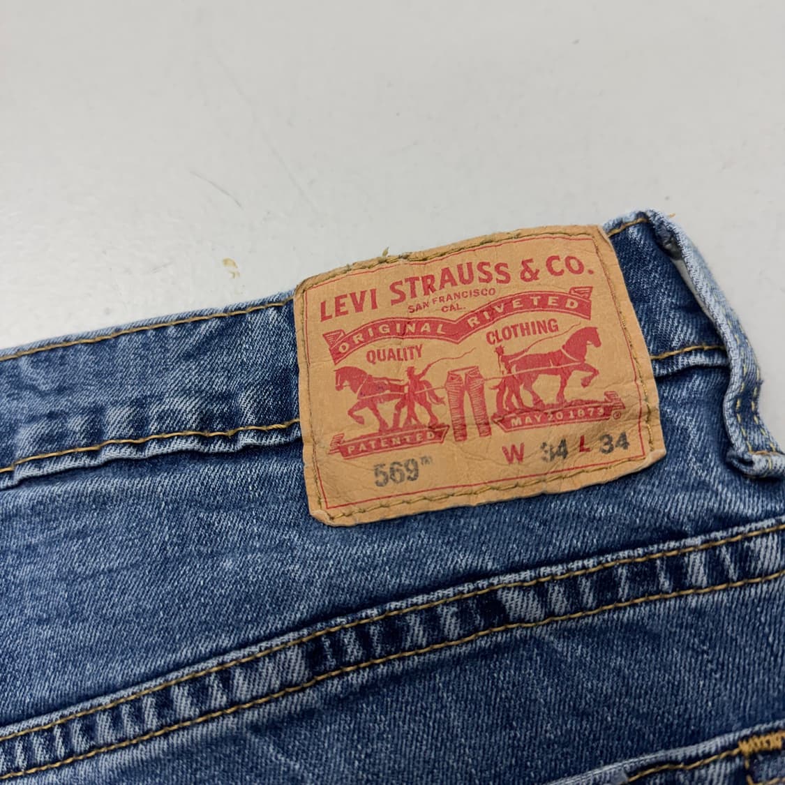 리바이스 569 새깅 워싱 스케이터 데님팬츠 상품이미지6