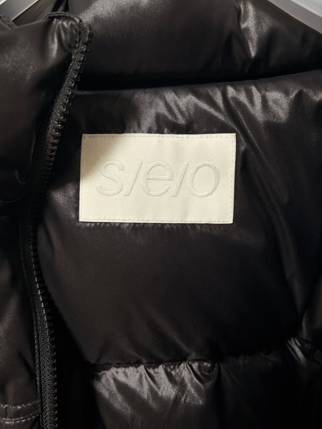 에스이오 오버사이즈 푸퍼 자켓 블랙 상품이미지7