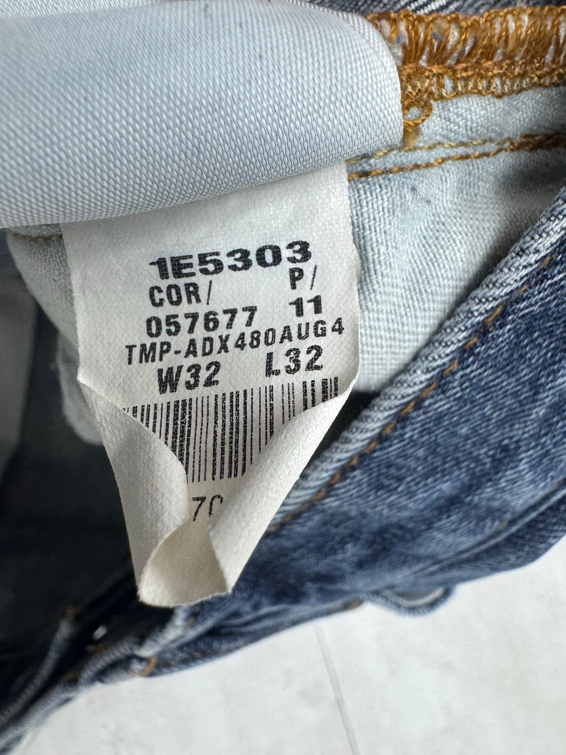 •아베크롬비 크랙워싱 슬림 스트레이트핏 데님 상품이미지9