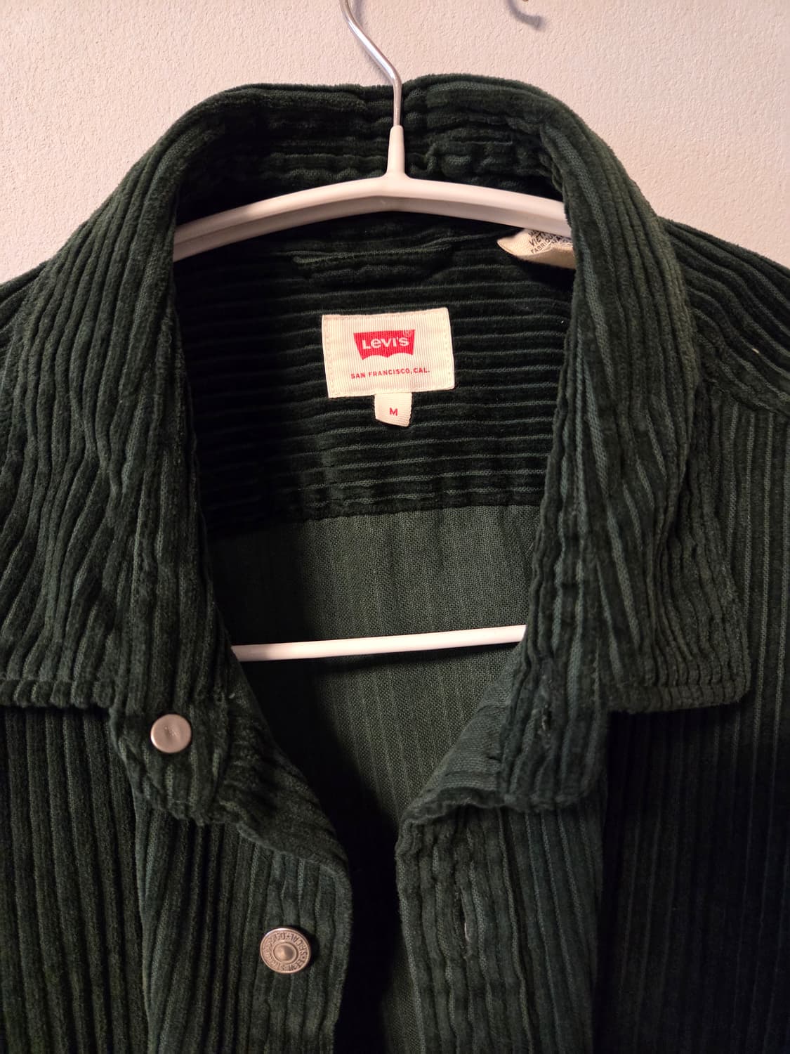 리바이스 코듀로이 셔츠 딥그린 L 상품이미지2