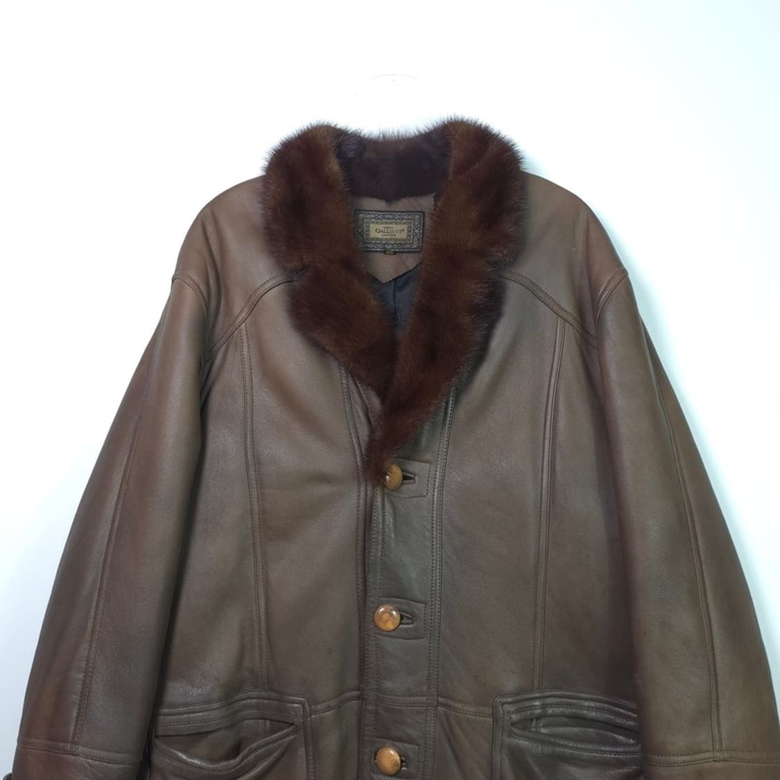 DINNO GALLUCCI 디노갈루치 양가죽 무스탕 코트 XL 상품이미지3