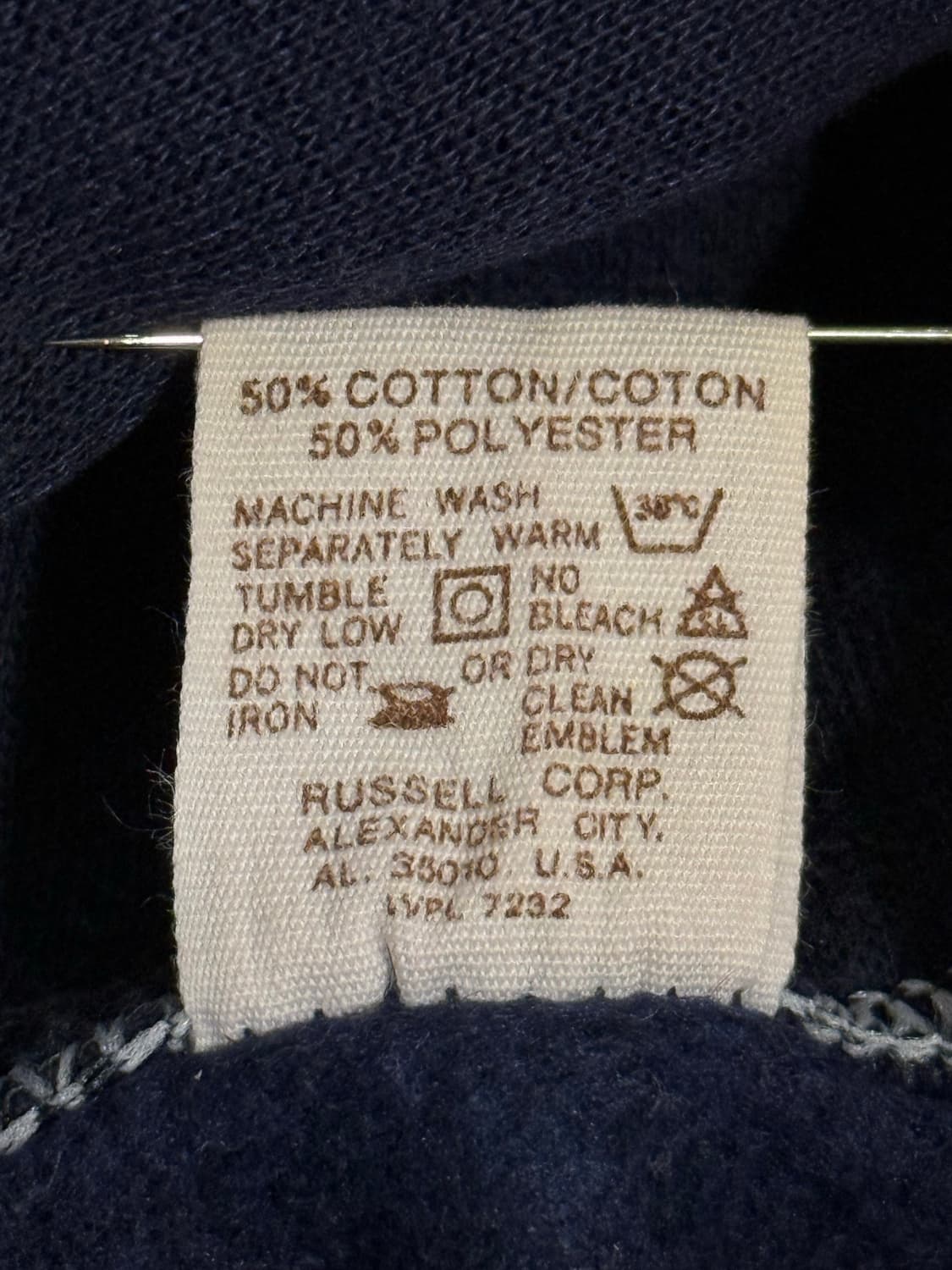 Rare 70s USA Russell Blank Hoodie 상품이미지5