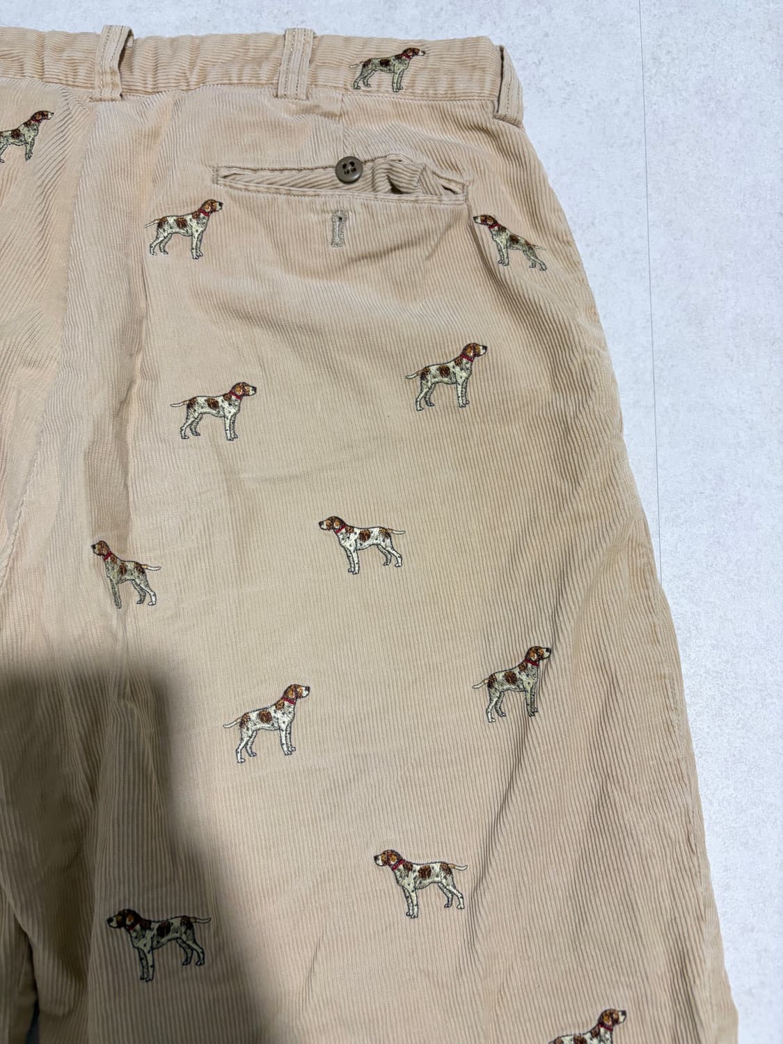 폴로 00s 해외판 코듀로이 강아지 자수팬츠 34 상품이미지6