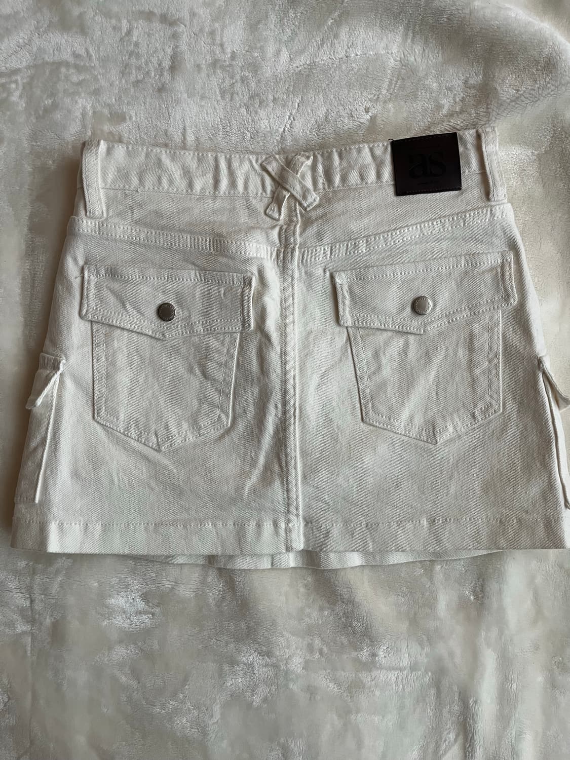 애즈온 SIDE POCKET CARGO SKIRT (s) 상품이미지3