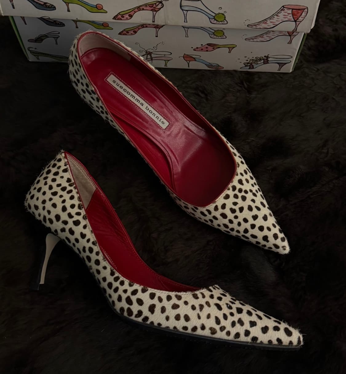   Suecomma Bonnie pony hair heels 상품이미지1