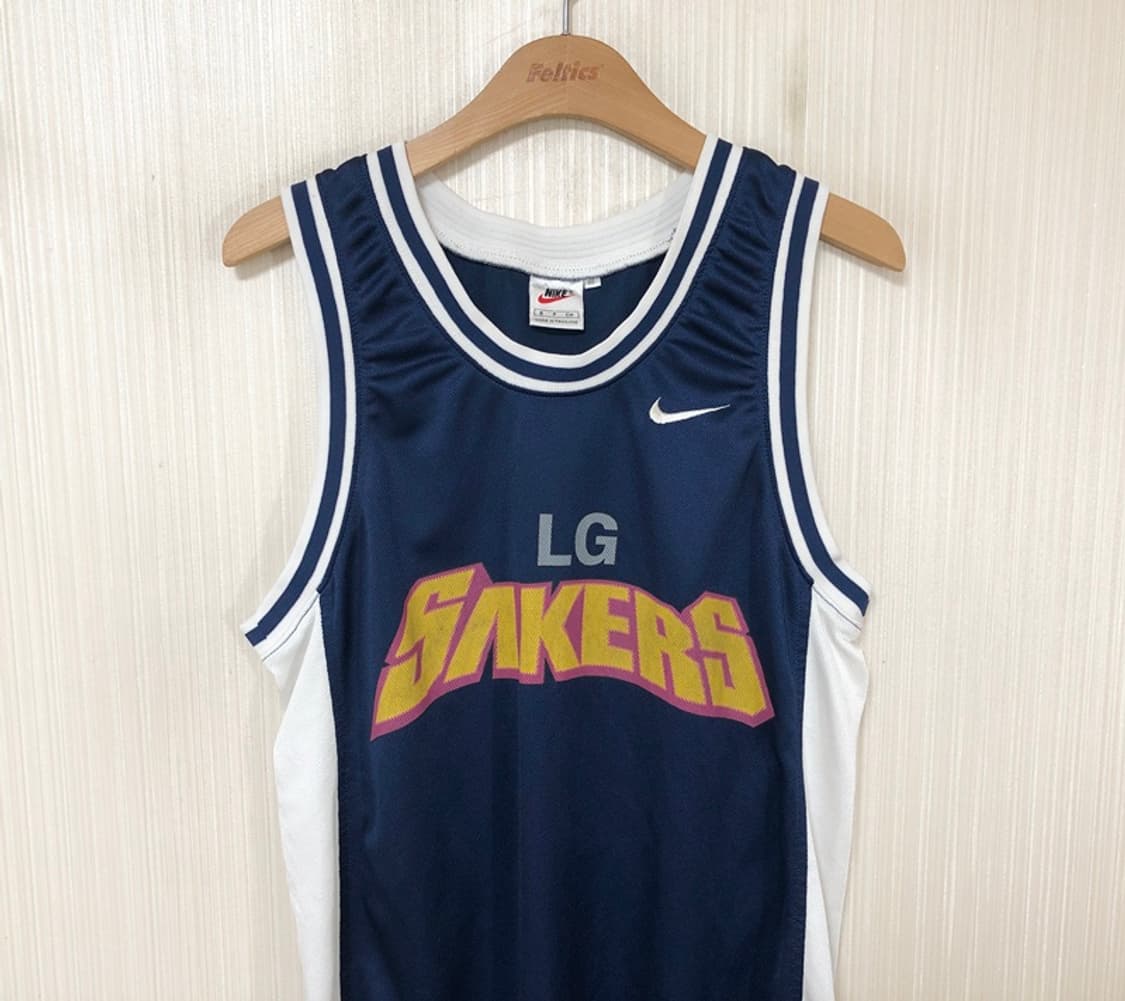 KBL 나이키 창원 LG세이커스 올드유니폼/져지 S 상품이미지2