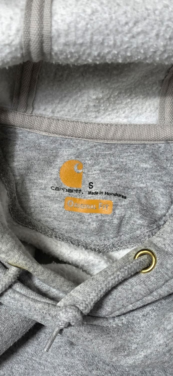 칼하트 그레이 오리지날핏 후드티 S 상품이미지3