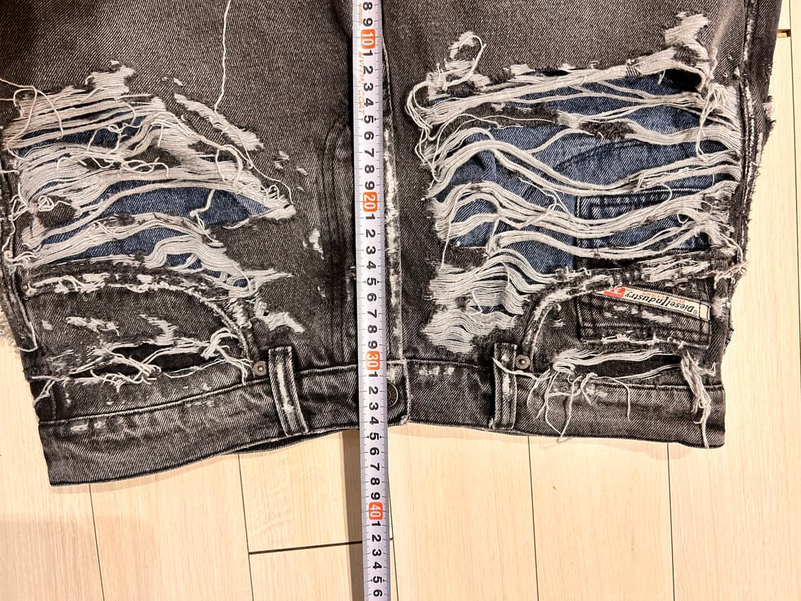 디젤 / 스트레이트 디스트로이드 데님 / 32 상품이미지5