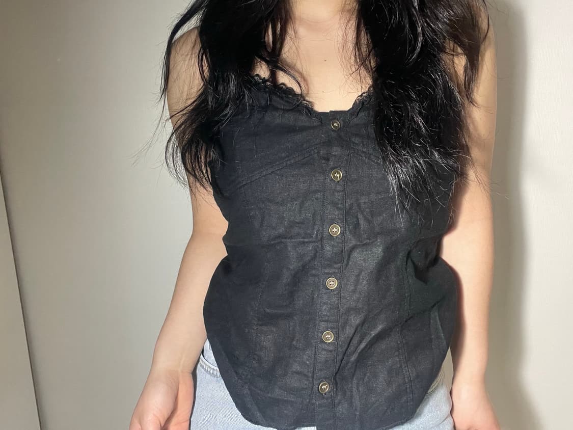 vintage sleeveless shirt 상품이미지6