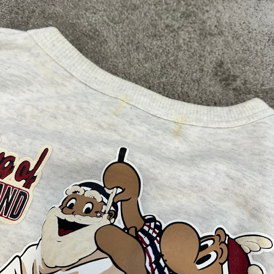 캡틴산타 멜란지 그래픽 레글런 스웻셔츠M 상품이미지7