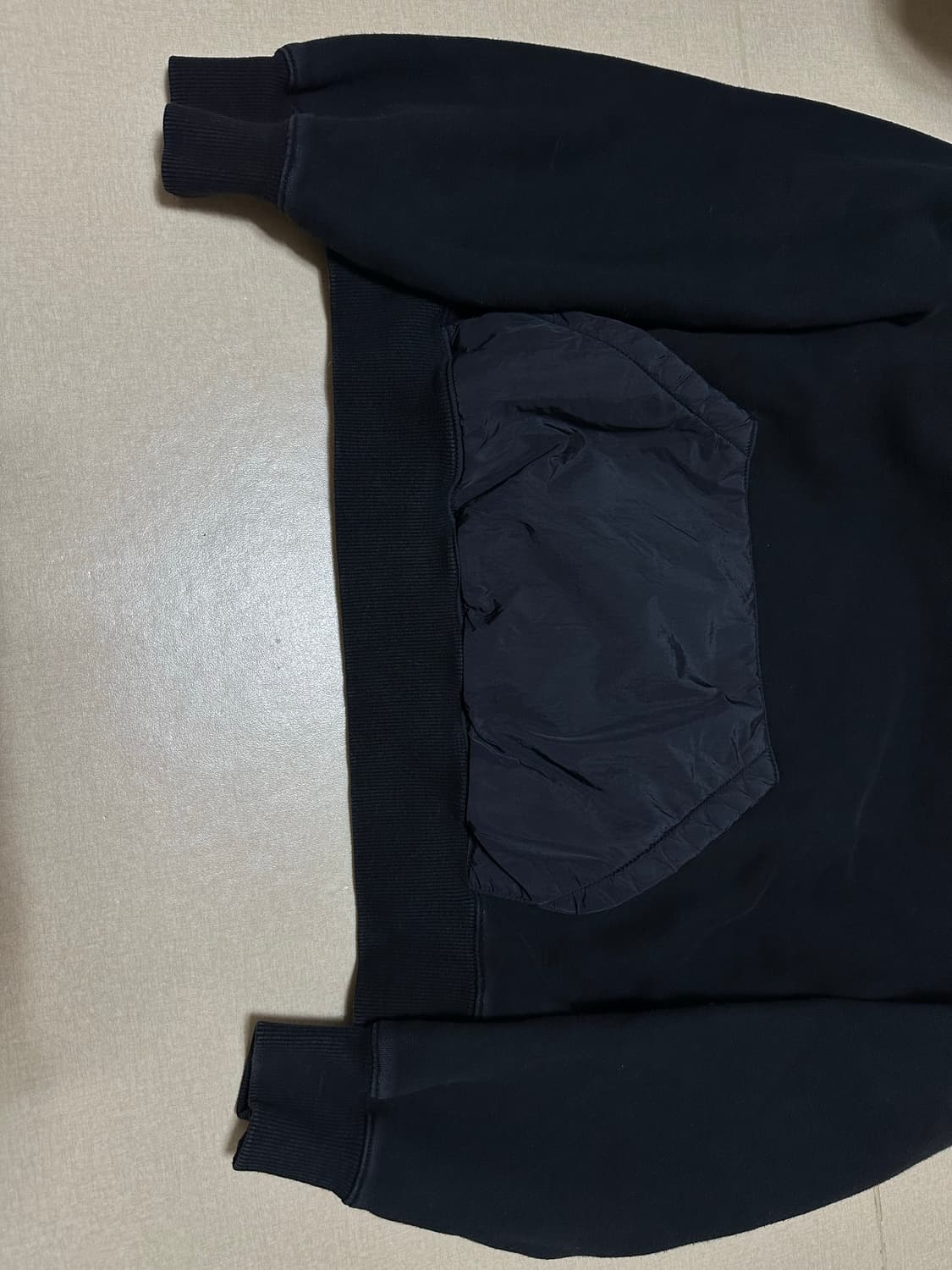 아이앱 스튜디오 우븐 후드 블랙 M 상품이미지3