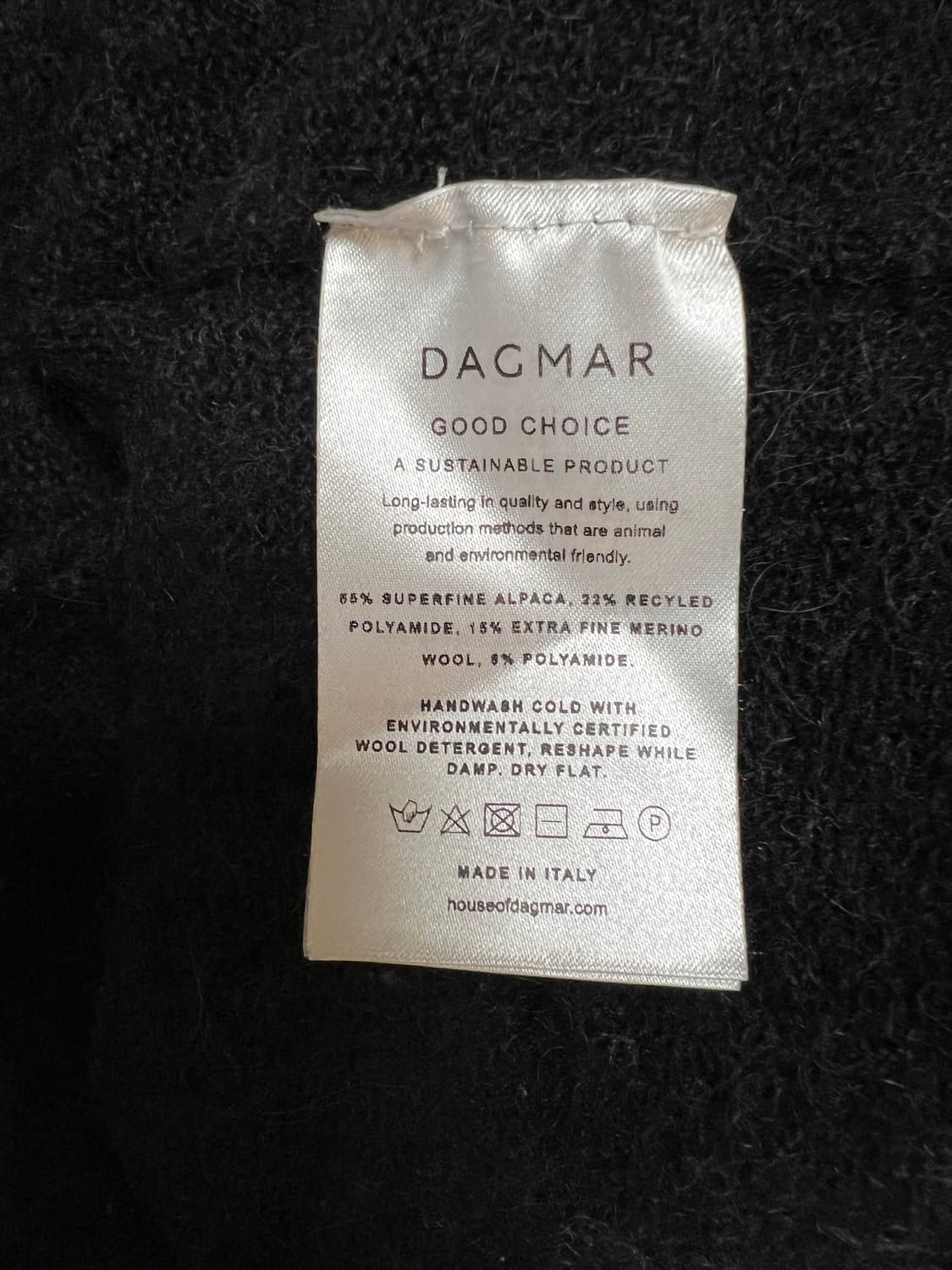 스웨덴 다그마 DAGMAR 알파카 니트 드레스 상품이미지6