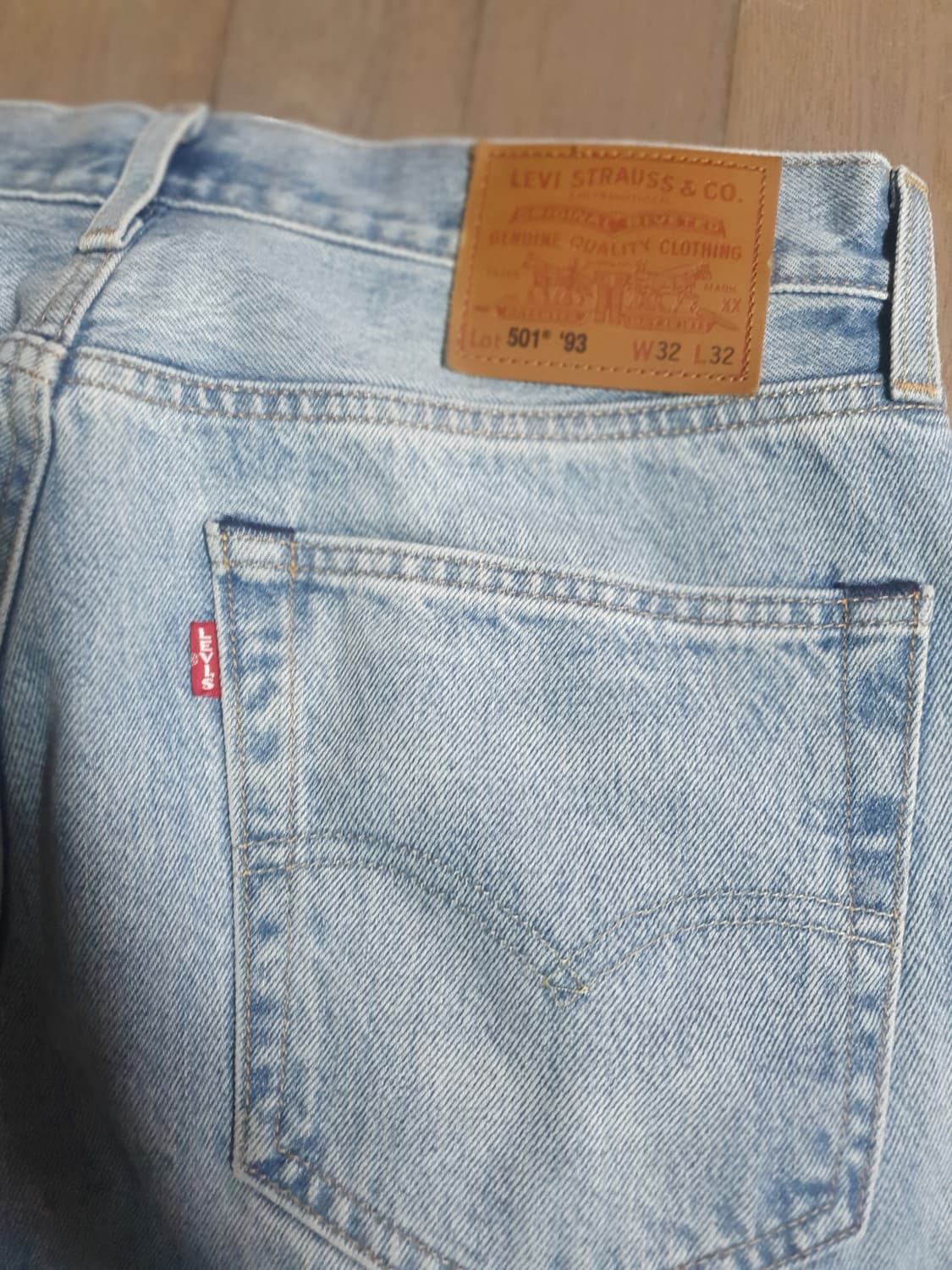 리바이스 501 93 스트레이트 셀비지진 32/32 상품이미지4