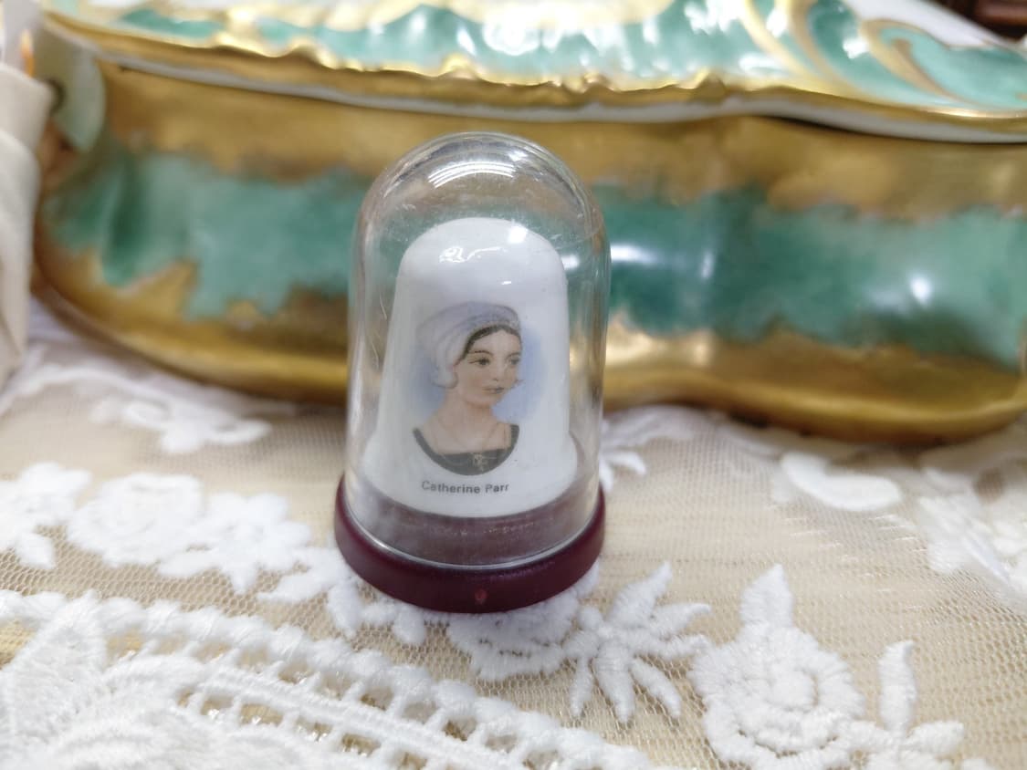 Vintage) 캐서린 파 앤틱 핑거 골무 장식용골무 상품이미지1