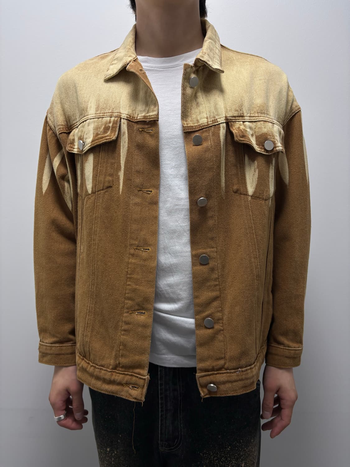 VTG BLEACHED TRUCKER DENIM JACKET 상품이미지8