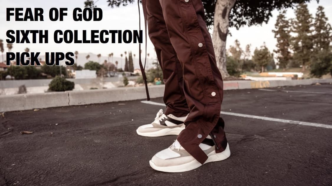 피어오브갓 6th 사이드스냅카고팬츠 버건디 상품이미지1